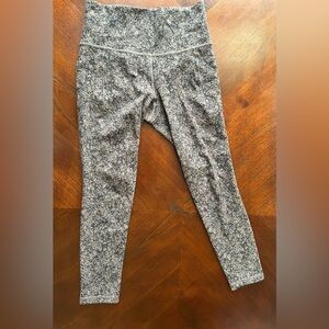 ATHLETA  Gray Patterned Leggings SIZE XS